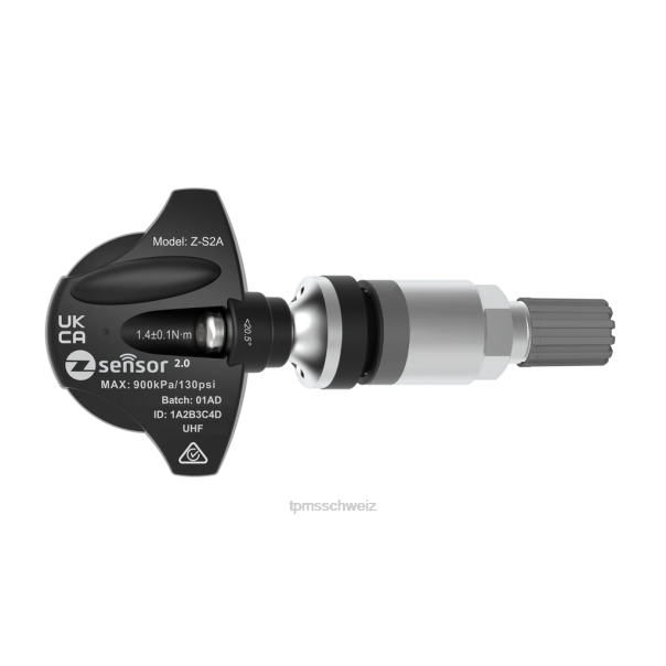 Mercedes-Benz OEM-Ersatz-TPMS-Sensor – OEM-Teilenummer 407003hn0b, Frequenz 433 MHz - TPMS kaufen 8X0J12 Ventilschaft aus Metall – Silber
