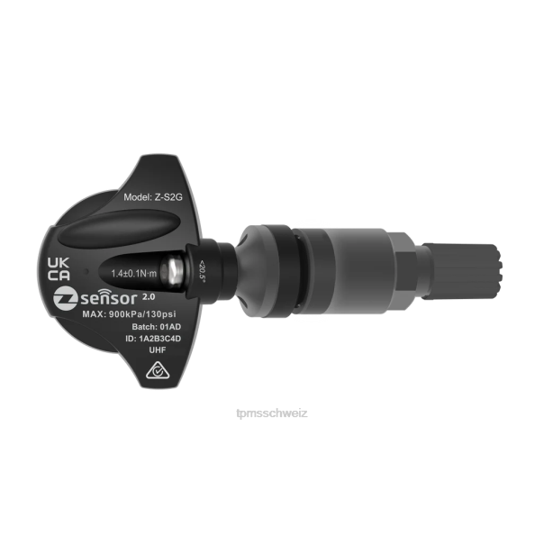 Mercedes-Benz OEM-Ersatz-TPMS-Sensor – OEM-Teilenummer 407003hn0b, Frequenz 433 MHz - TPMS kaufen 8X0J62 Ventilschaft aus Metall – dunkelgrau